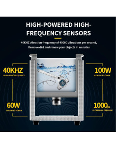 Limpiador Ultrasónico ACMESONIC 2L con Calentador y Temporizador 2