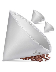 Filtro de Café Reutilizable Zulay Kitchen Acero Inoxidable 1-2 Tazas