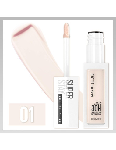 Corrector Líquido Maybelline Super Stay 9.8 ml, Cobertura Completa