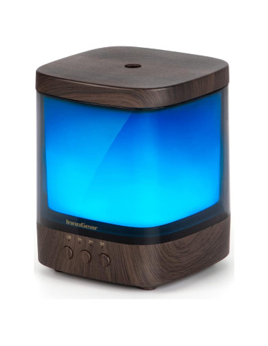 Difusor de Aceites Esenciales InnoGear 300ml, Humidificador Ultrasónico, 4 Temporizadores, Luces LED