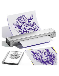 Impresora Térmica Portátil ItriAce M08F para Tatuajes Bluetooth