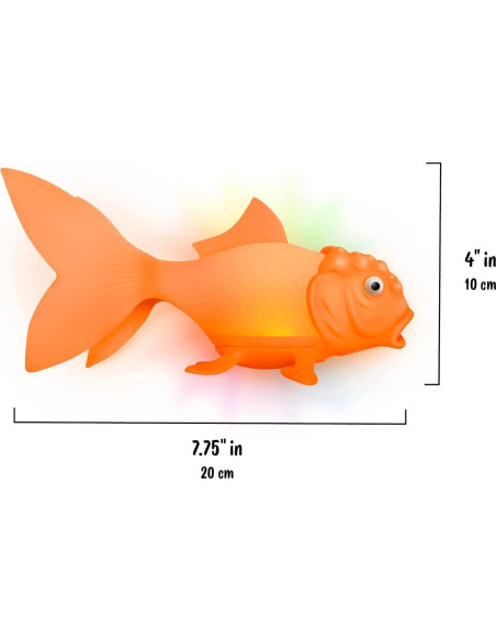 Juguete de Baño Koi Genuine Fred - Pez Flotante Iluminado 18.66cm