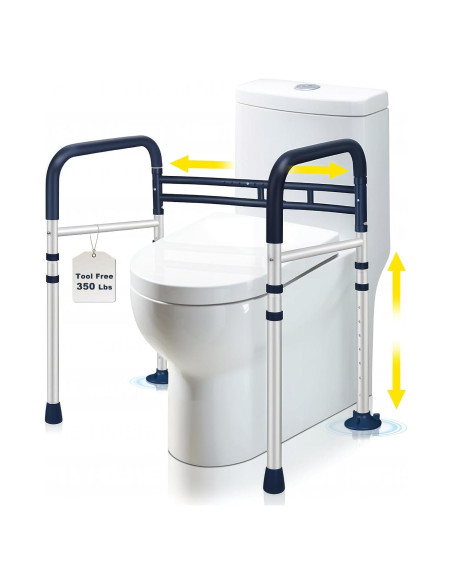 Barandillas de Seguridad para Inodoro Coelineao Azul Lago