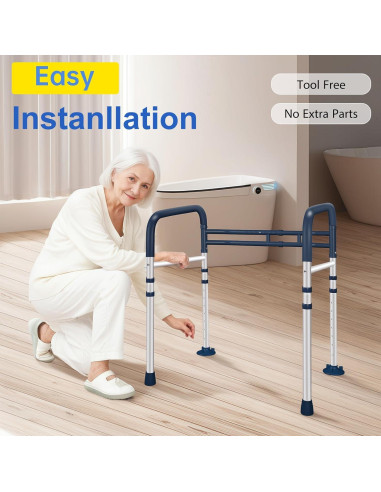 Barandillas de Seguridad para Inodoro Coelineao Azul Lago