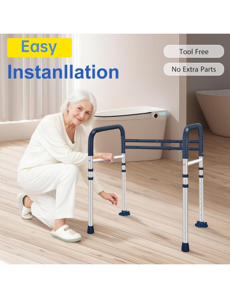 Barandillas de Seguridad para Inodoro Coelineao Azul Lago