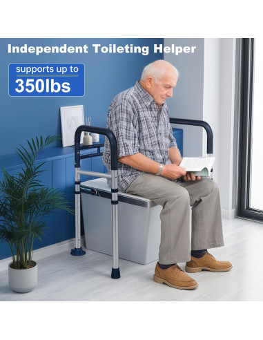 Barandillas de Seguridad para Inodoro Coelineao Azul Lago