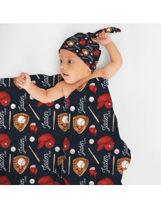 Juego de Envoltura para Recién Nacidos Honestchi - Manta 76x102cm 2