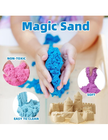 Kit de Terrario DIY Sirena Woumserta con Luz LED 13 Colores