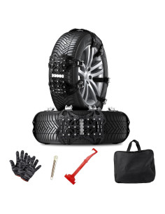 Cadenas Antideslizantes VaygWay para Neumáticos de Nieve - 6 Paquete
