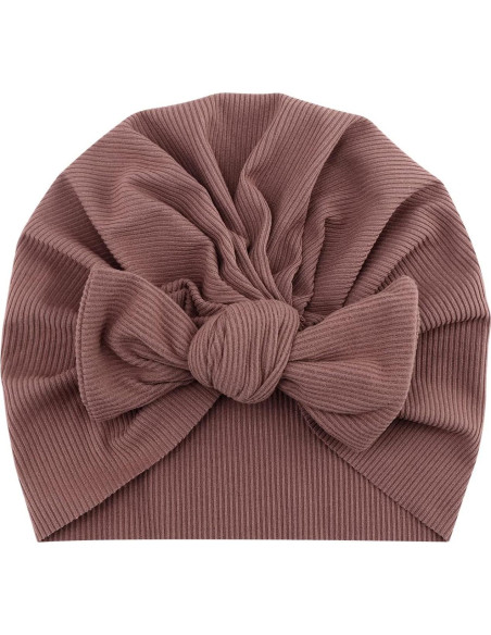 Gorros Turbante para Bebés DRESHOW - 5 Piezas con Lazo