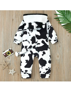 Mono para Bebé Aalizzwell con Capucha y Tema Animal 0-24 Meses 2