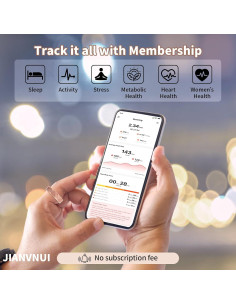 Anillo Inteligente JIANVNUI - Monitoreo de Salud y Fitness 2