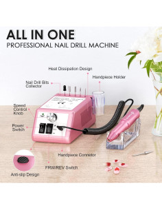 Kit de Manicura y Pedicura Eléctrico Subay 116 Piezas 2