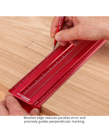 Escuadra Saddle Woodpeckers 4" (101.6 mm) Carpintería Precisa