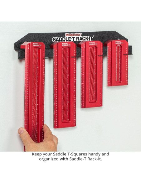 Escuadra Saddle Woodpeckers 4" (101.6 mm) Carpintería Precisa