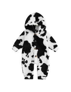 Mono de Felpa para Recién Nacidos Niños Niñas 0-12 Meses