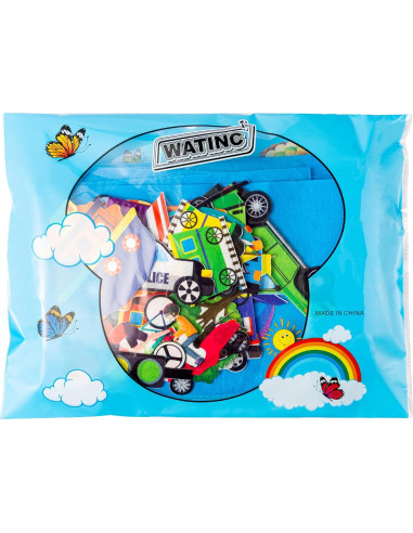 Conjunto de Tablero de Cuentos de Fieltro WATINC 35 Piezas