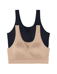 Sujetadores de Maternidad Vanity Fair - Lactancia Sin Aros - Paquete 2