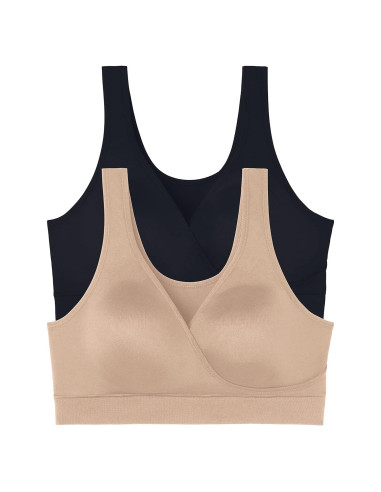 Sujetadores de Maternidad Vanity Fair - Lactancia Sin Aros - Paquete 2