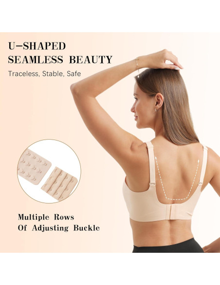 Pack 2 Sujetadores de Lactancia Sin Costuras Foamalusion - Negro/Nude