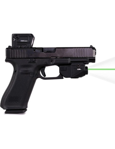 Visor Láser Verde C5L Viridian con Luz Táctica Recargable