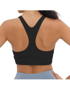 Sujetador Deportivo de Lactancia Foucome Negro Talla Pequeña 2