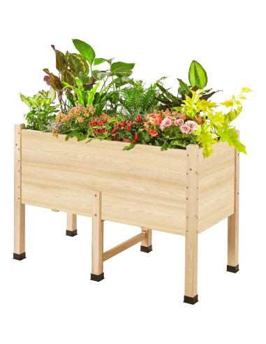 Huerto Elevado Amerlife 4x2 Pies Madera con Drenaje 40.64 cm