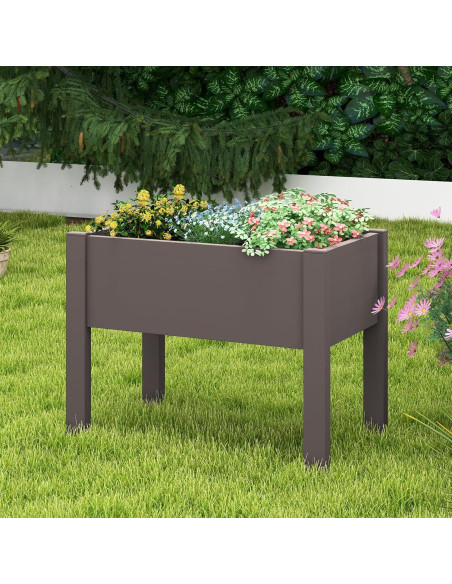 Cama de Jardín Elevada Giantex 53L con Autorriego y Drenaje