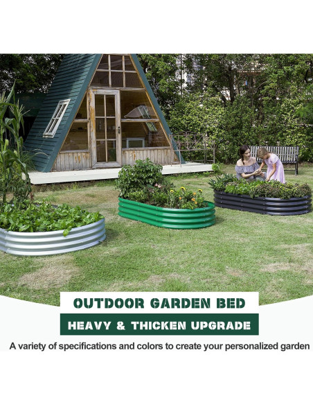 Cama de Jardín Elevada Galvanizada Land Guard 1.22x0.61m