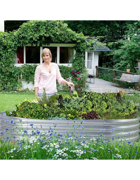 Cama de Jardín Elevada Galvanizada Land Guard 1.22x0.61m