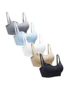 Sujeta Lactancia Suekaphin 5PACK Sin Aros Maternidad Comodidad