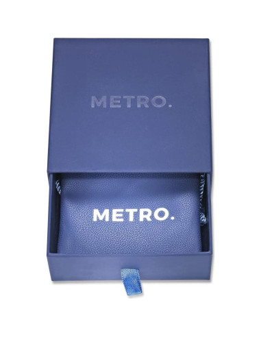 Anillo de Acero Damasco Metro Jewelry para Hombres - 8 mm - Talla 9 a 11