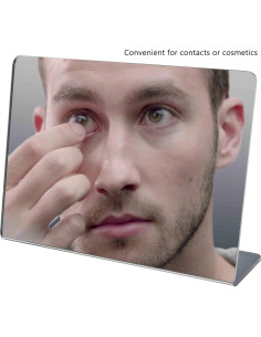 Espejo Acrílico 18 x 13 cm Respaldo Inclinable Marketing Holders 2