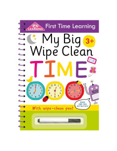 My Big Wipe Clean Time: Wipe-Clean Workbook (First Time Learning)