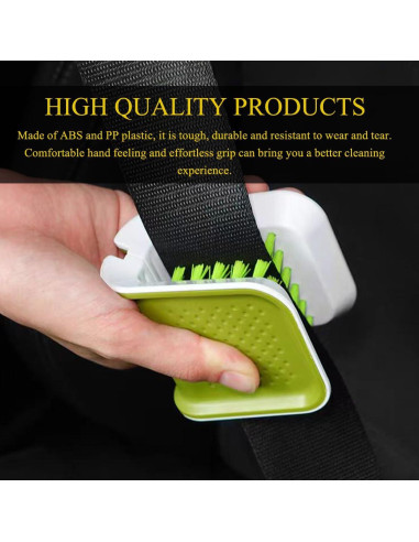 2 PCS Cepillo de Limpieza de Cinturón de Seguridad Wevdn