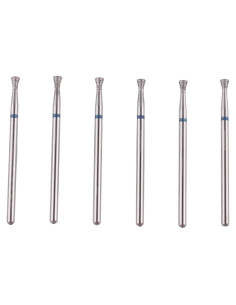 Conjunto de 6 Brocas de Uñas MZCMSL Diamante 3/32 Mediana