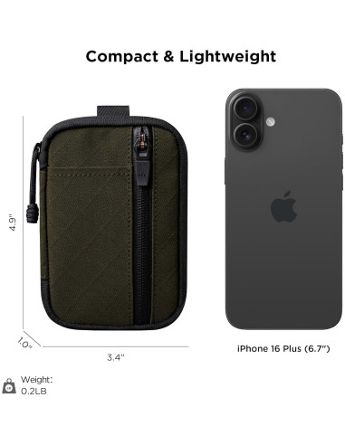 ALPAKA HUB Pouch Pro Verde Militar - Organizador EDC Compacto