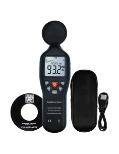Medidor de Decibelios TekcoPlus SLM25TK con Pantalla LCD