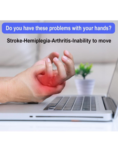 Guantes de Rehabilitación de Mano YANGCHEN Mediano Azul