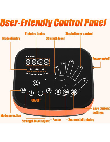 Guante Eléctrico de Rehabilitación Cooyou Mano Izquierda XL