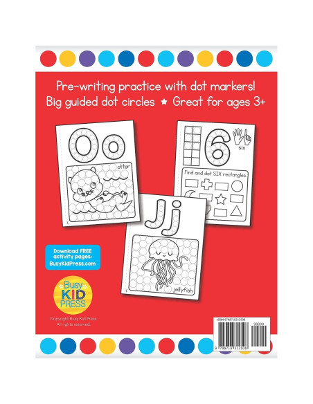 Ready for Preschool Dot Markers Activity Book: Pre-K Letters and Numbers Workbook For Kids Age 3-4