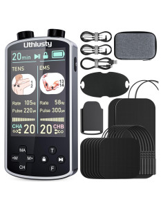 Estimulador Muscular TENS Uthlusty Doble Canal 36 Modos 20 Niveles