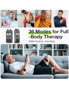 Estimulador Muscular TENS Uthlusty Doble Canal 36 Modos 20 Niveles 2