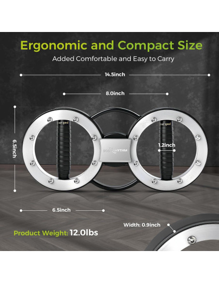 Máquina Rotadora BODY RHYTHM BRROMA01 para Entrenamiento de Fuerza