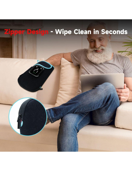 Guantes Terapia Luz Roja 100 LEDs Inalámbricos 660nm 850nm