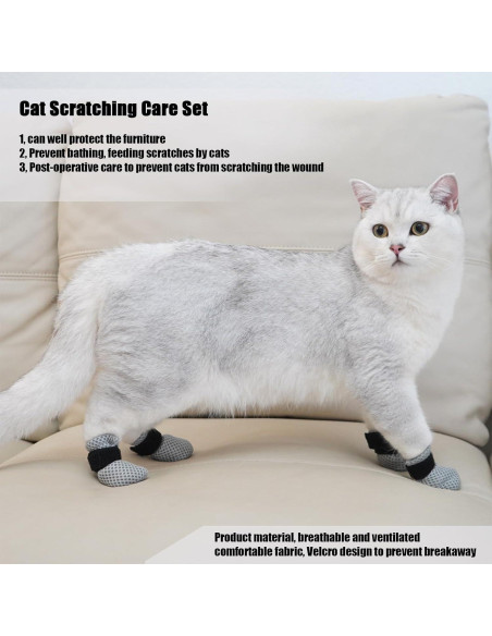 Cubiertas Antirrasguños para Gatos YYanniwani - 4 Piezas Ajustables