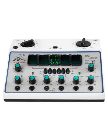 Máquina Estimuladora Eléctrica KWD-808I Acupuntura 6 Canales