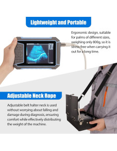 Escáner Ultrasonido Veterinario PALJZHMARY V1 3.5MHz Portátil 2