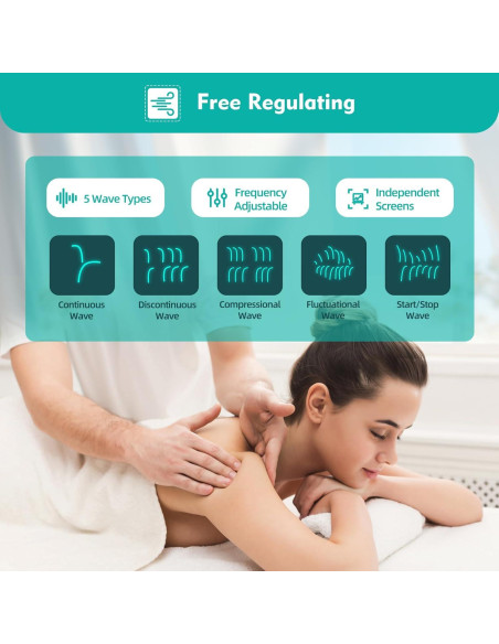 Máquina Estimuladora Eléctrica KWD-808I Acupuntura 6 Canales