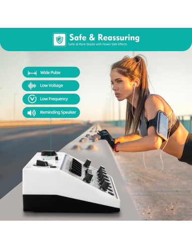 Máquina Estimuladora Eléctrica KWD-808I Acupuntura 6 Canales